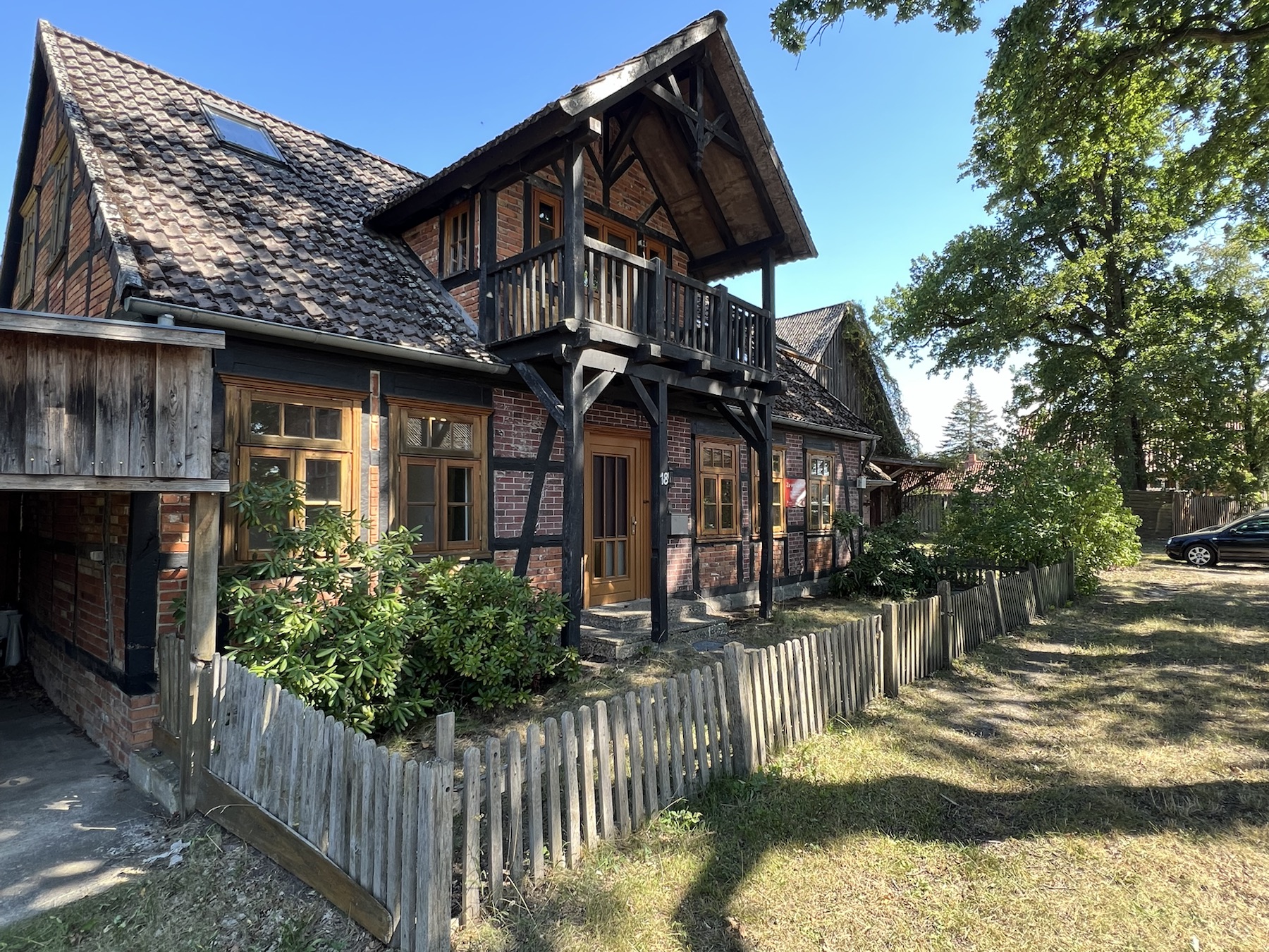 Eichenfachwerkhaus an der Klein Trebeler Straße